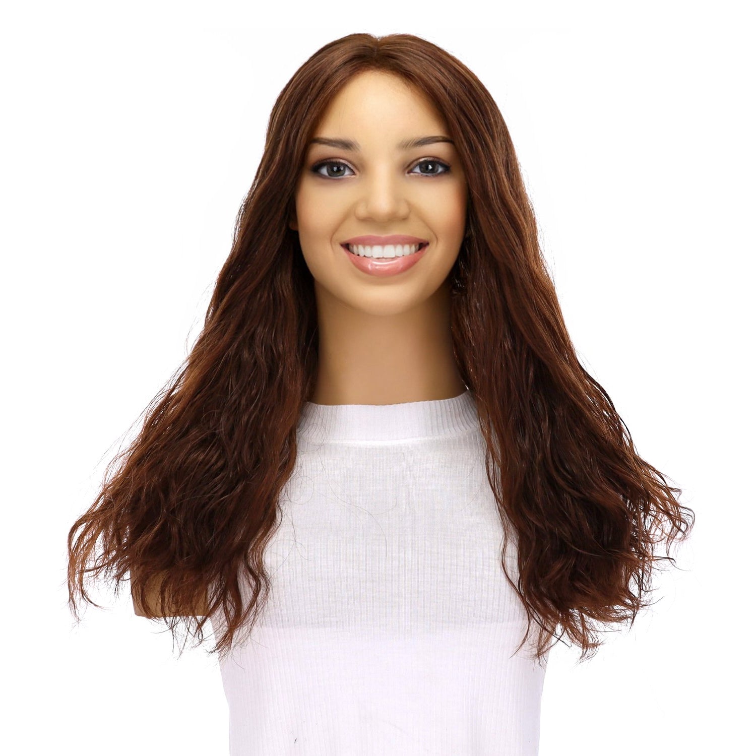 20" Divine Lace Top Topper Auburn Wavy