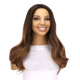 20" Divine Lace Top Topper Dark Brown Ombre