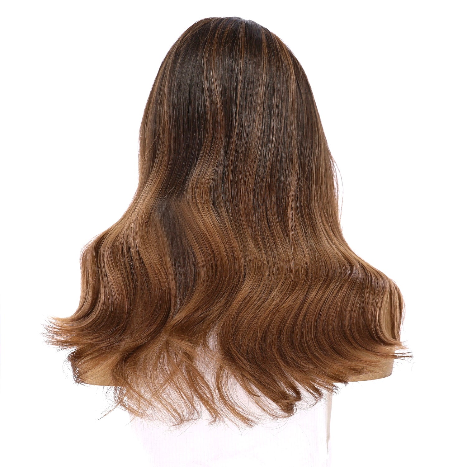 20" Divine Lace Top Topper Dark Brown Ombre