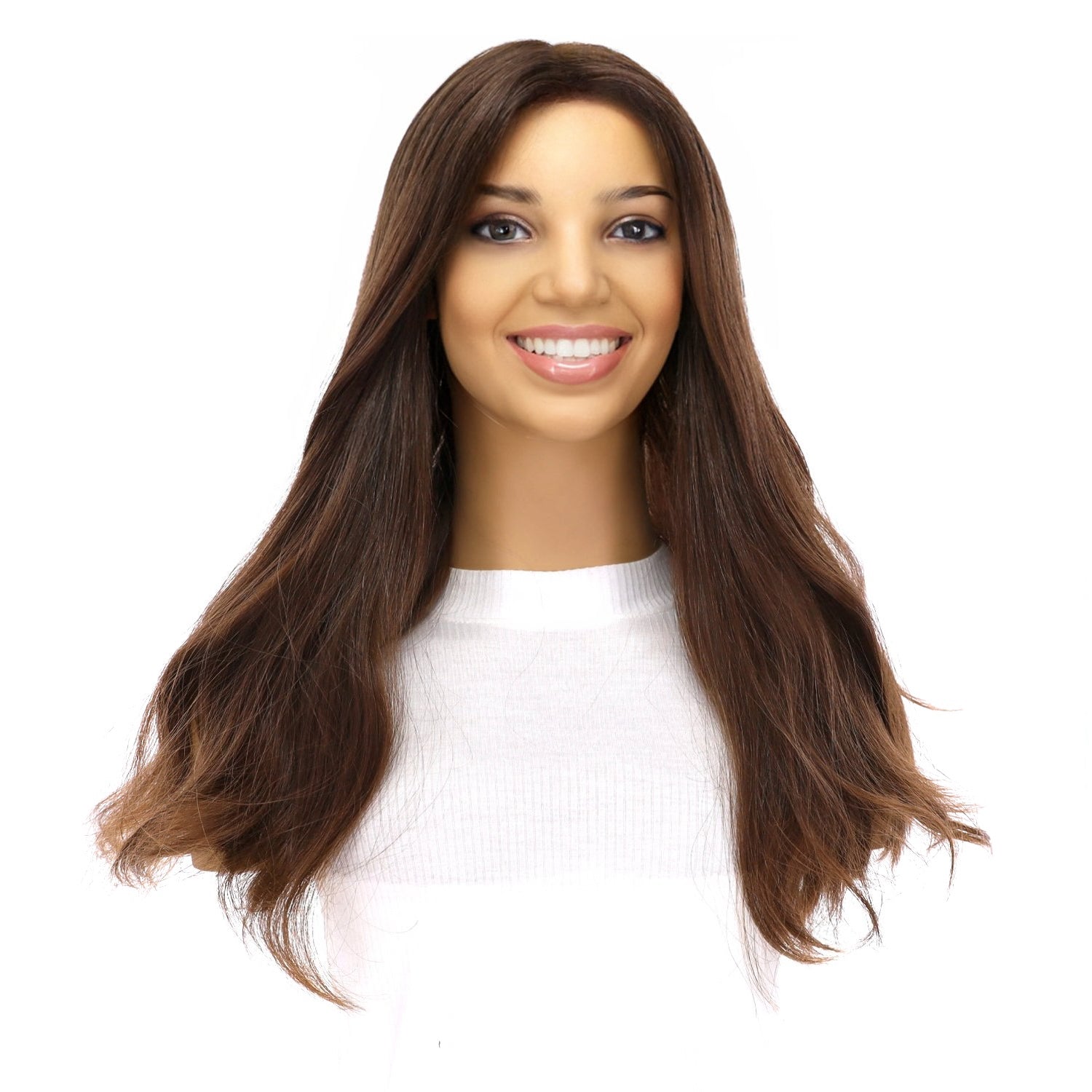 20" Divine Luxe Lace Top Topper #6 Neutral Medium Brown