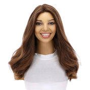 20" Divine Luxe Lace Top Wig #8 Warm Medium Brown