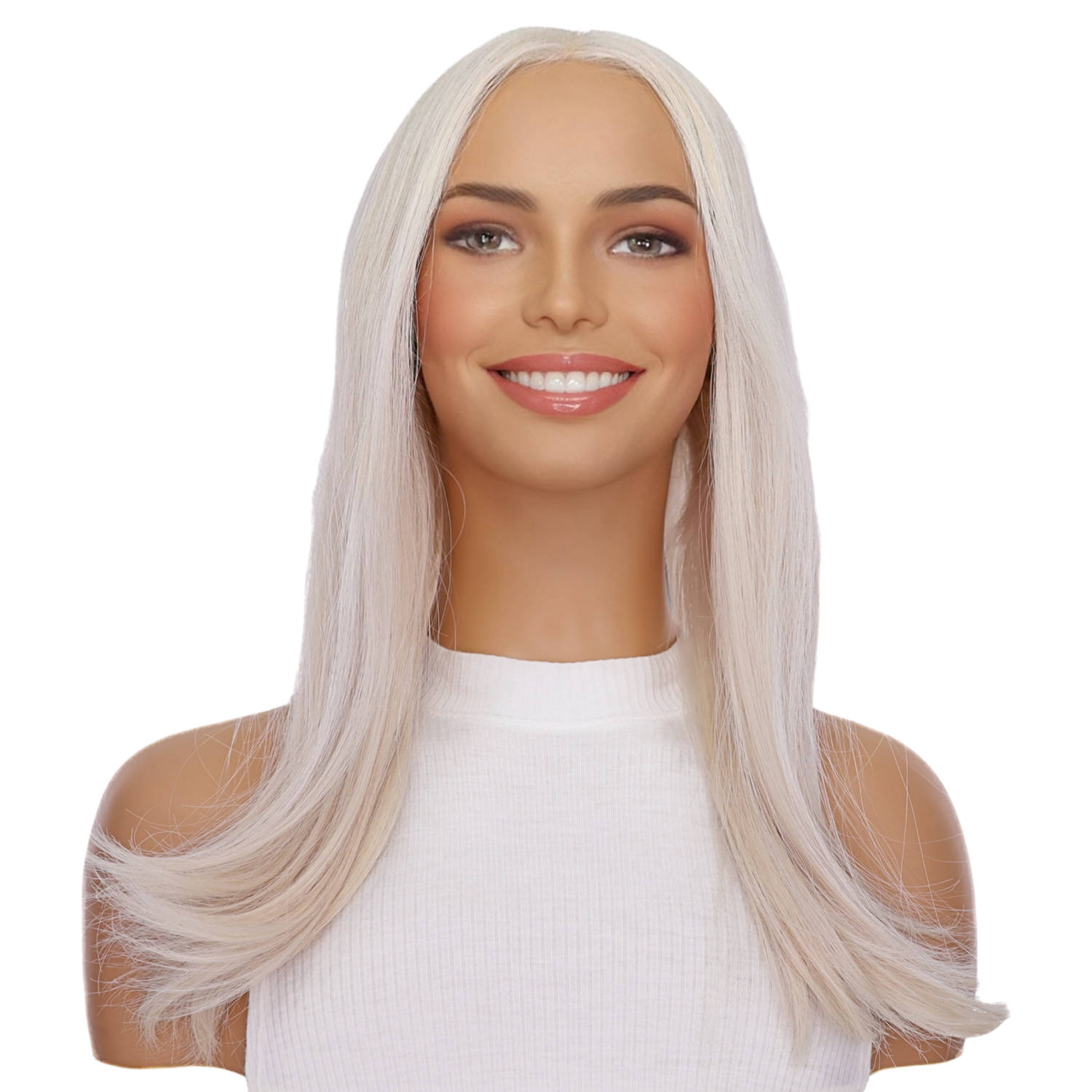 20" Divine Lace Top Wig Ice Blonde