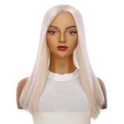 20" Jade Silk Top Topper Ice Blonde