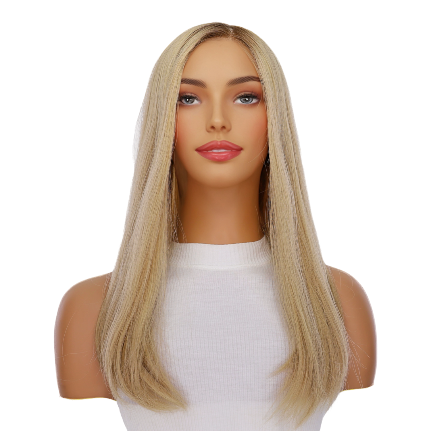 20" Princess Silk Top Wig Golden Blonde