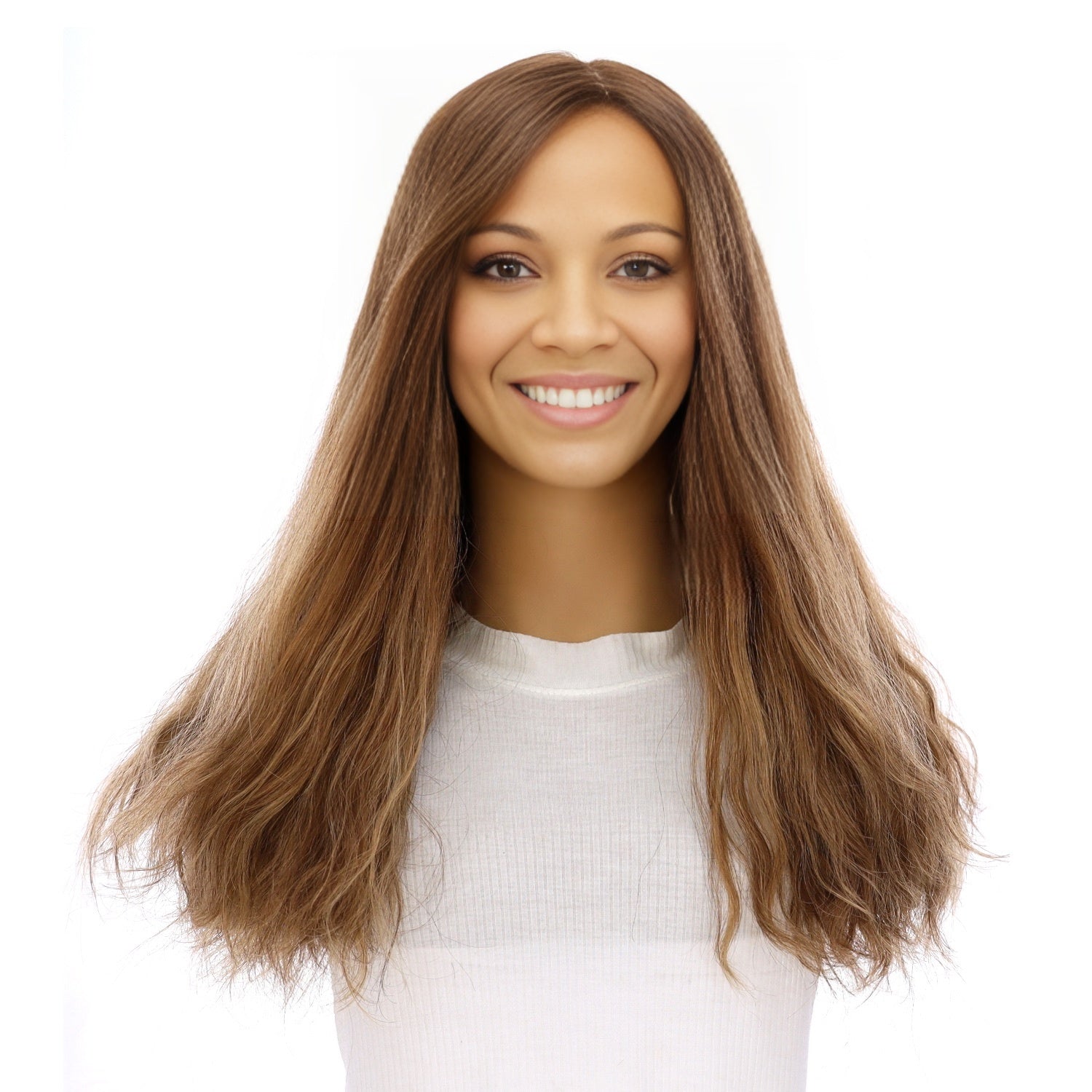 20" Princess Silk Top Wig Light Brown Babylight Wavy