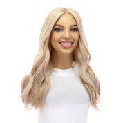 20" Divine Lace Top Topper Platinum Blonde w/ No Rooting