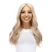 20" Divine Lace Top Topper Platinum Blonde w/ No Rooting
