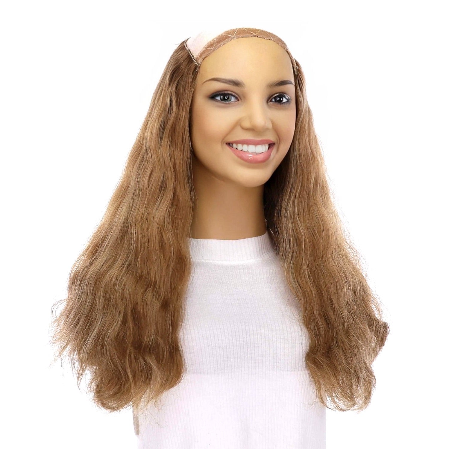 20" HatFall Wig Medium Blonde Wavy