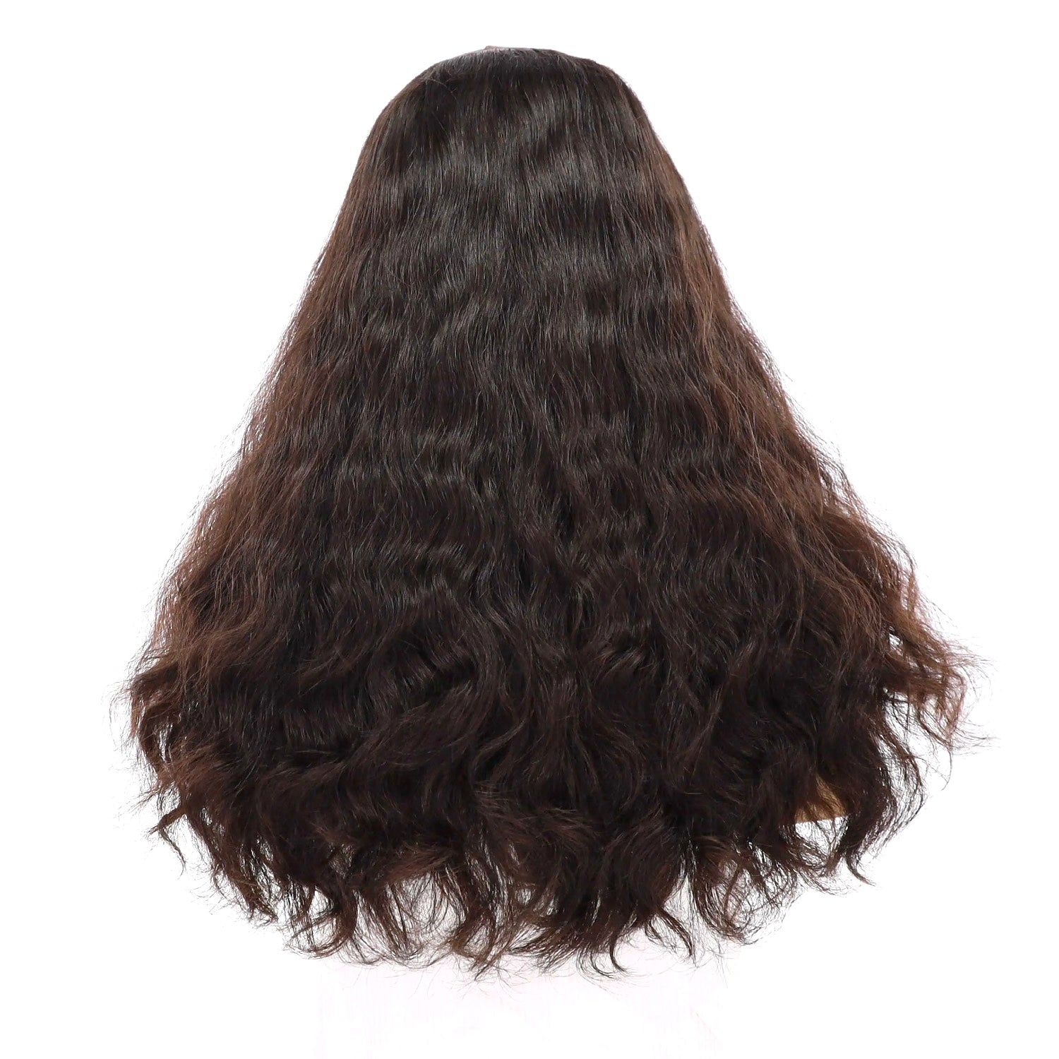 20" HatFall Wig Natural Black Wavy