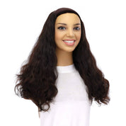 20" HatFall Wig Soft Black Wavy