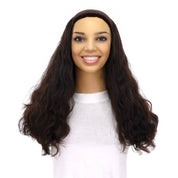 20" HatFall Wig Soft Black Wavy