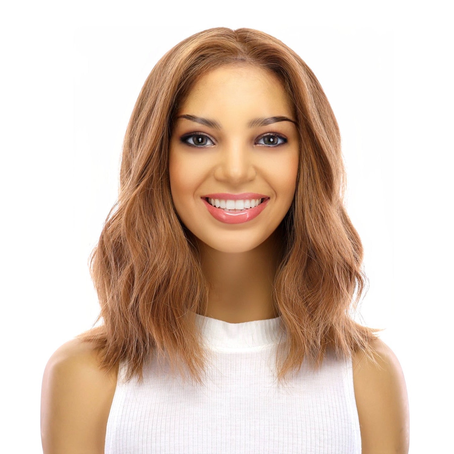 20" Luxe Silk Top Wig #14 Warm Dark Blonde