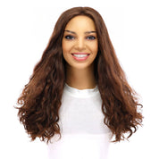 20" Secret Lace Top Wig #6 Neutral Medium Brown Wavy