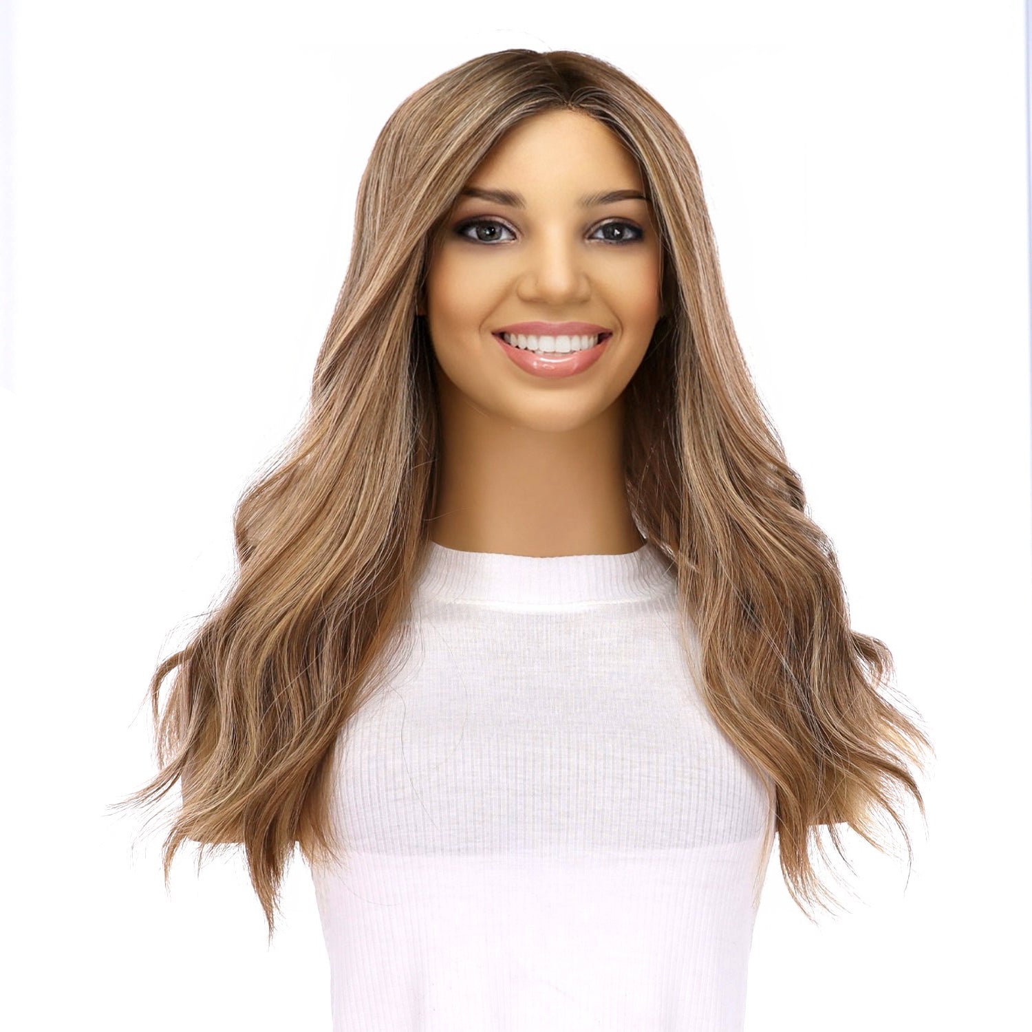 20" Divine Lace Top Topper Medium Blonde w/ Highlights