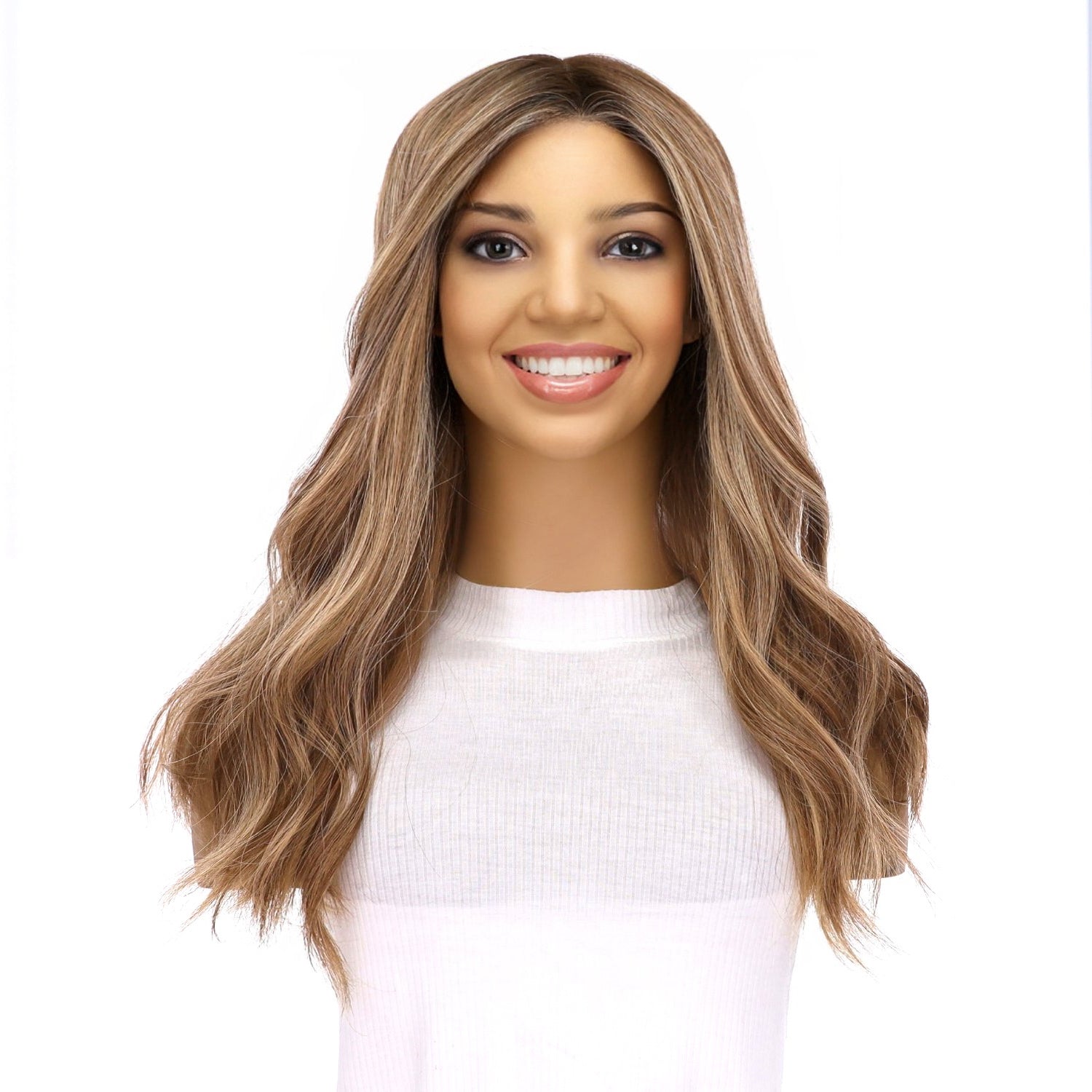 20" Divine Lace Top Topper Medium Blonde w/ Highlights