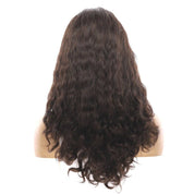 22" Reese Silk Top Wig Dark Brown Wavy