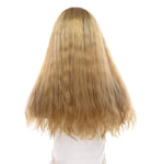 22" Princess Silk Top Wig Golden Blonde Wavy