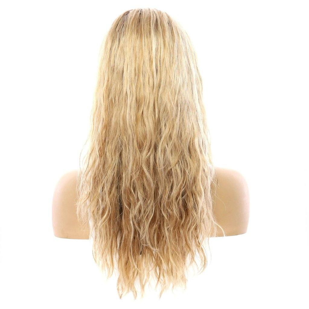 22" Reese Silk Top Wig Ash Blonde Wavy