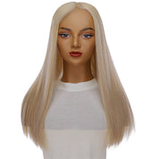 22" Princess Silk Top Wig Beige Blonde w/ No Rooting