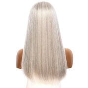 22" Princess Silk Top Wig Snow Grey