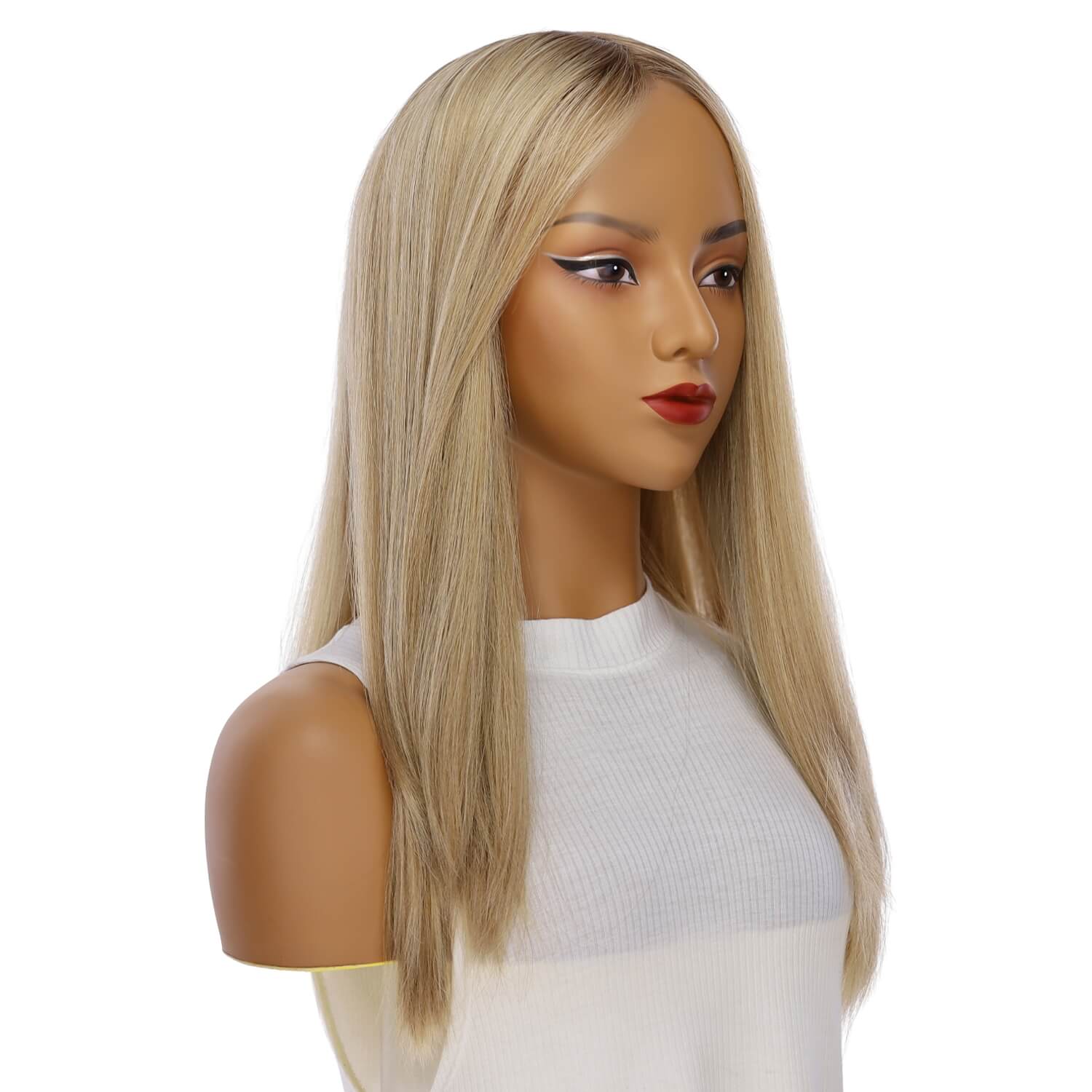 22" Reese Silk Top Wig Ash Blonde