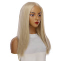 22" Reese Silk Top Wig Beige Blonde w/ No Rooting