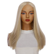 22" Reese Silk Top Wig Beige Blonde w/ No Rooting