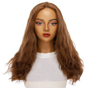 22" Reese Silk Top Wig Copper Wavy