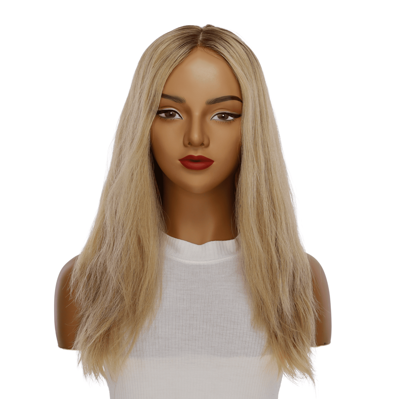 22" Reese Silk Top Wig Golden Blonde Wavy