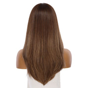 22" Reese Silk Top Wig Medium Brown Balayage
