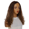 22" Reese Silk Top Wig Medium Brown Balayage Wavy