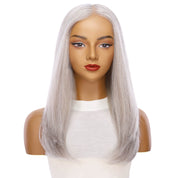 22" Reese Silk Top Wig Snow Grey