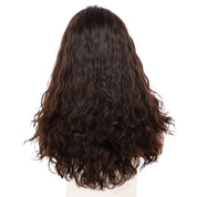 22" Reese Silk Top Wig Soft Black Wavy