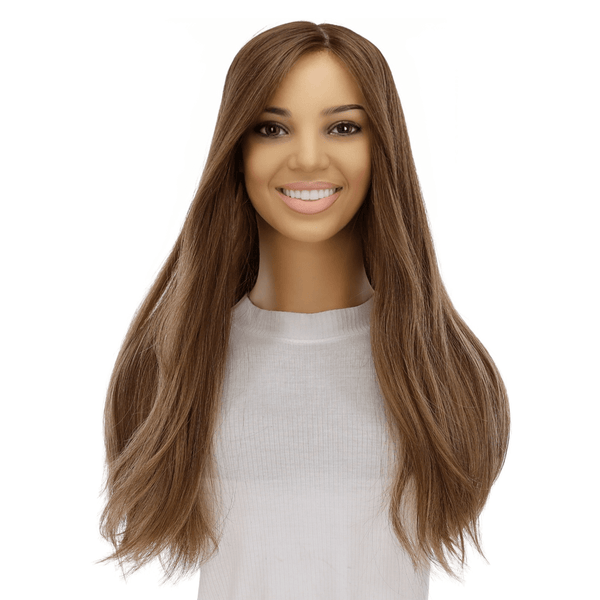22" Princess Silk Top Wig Light Brown Babylight