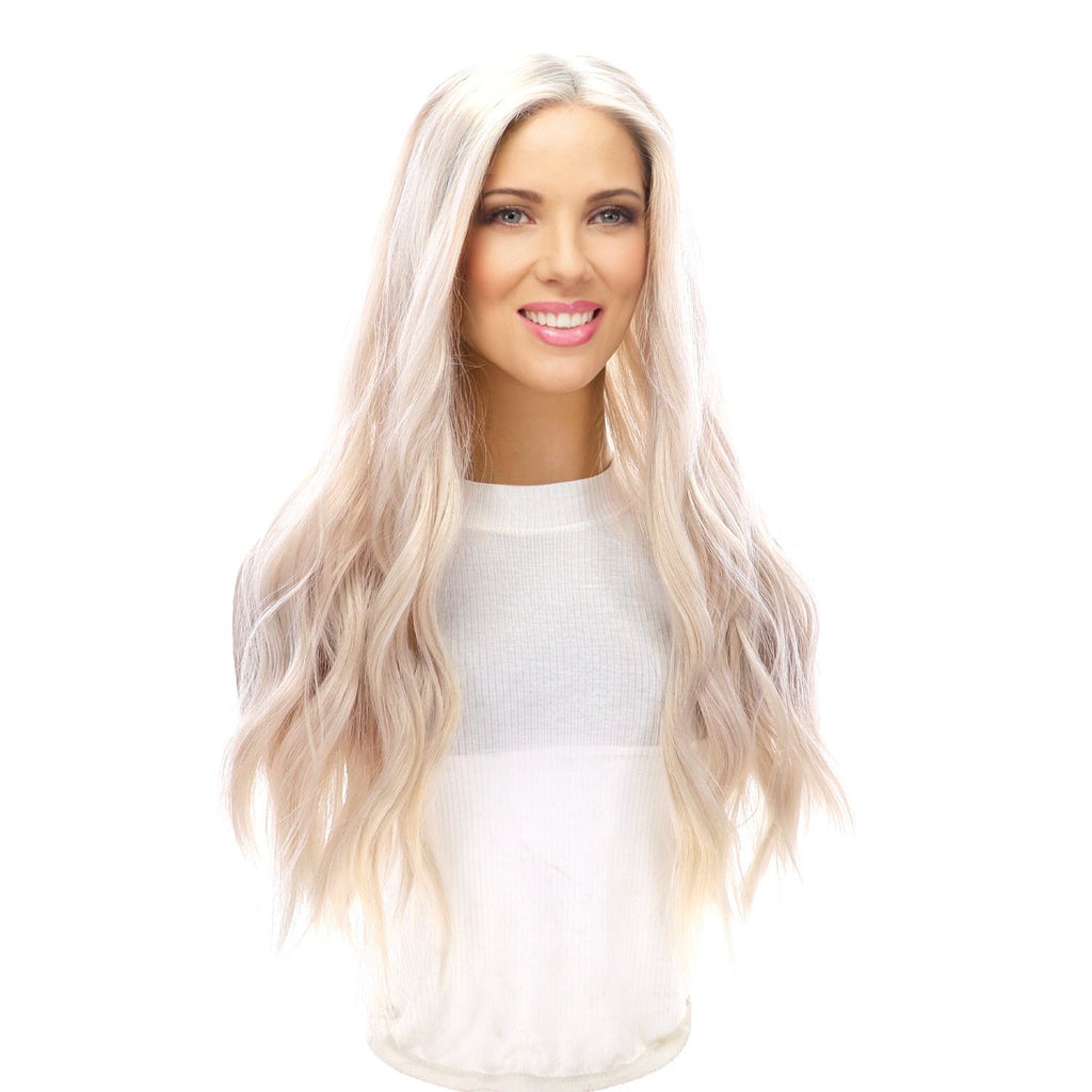 24" Divine Lace Top Topper Ice Blonde