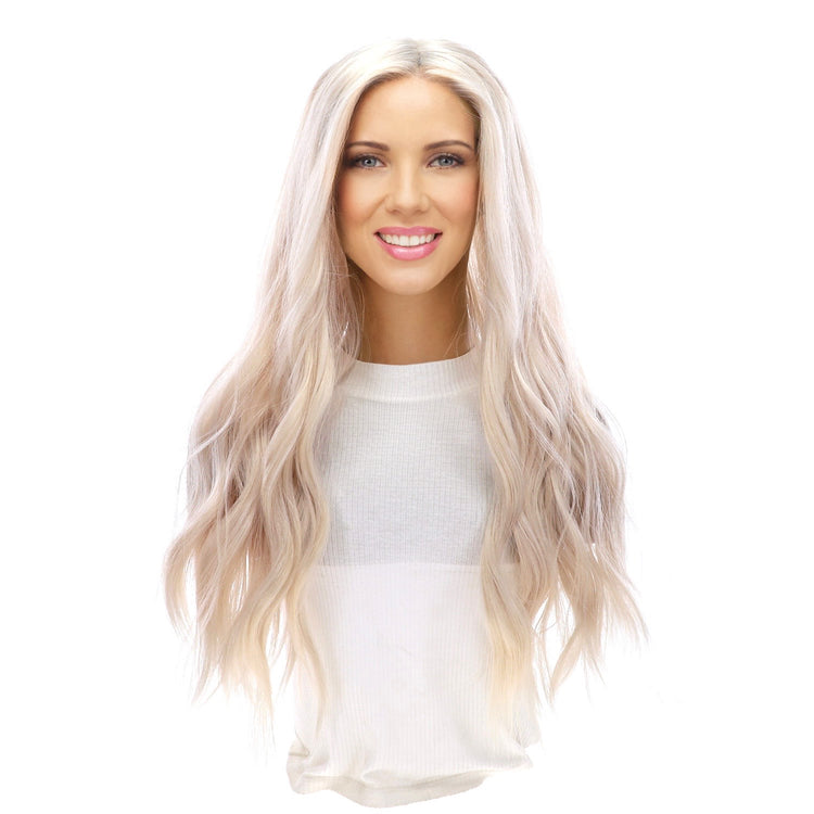 24" Divine Lace Top Topper Ice Blonde