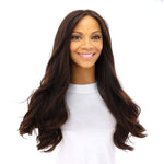 24" Luxe Silk Top Wig #5 Warm Dark Brown