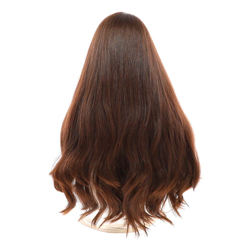 24" Secret Lace Top Wig #5 Warm Dark Brown