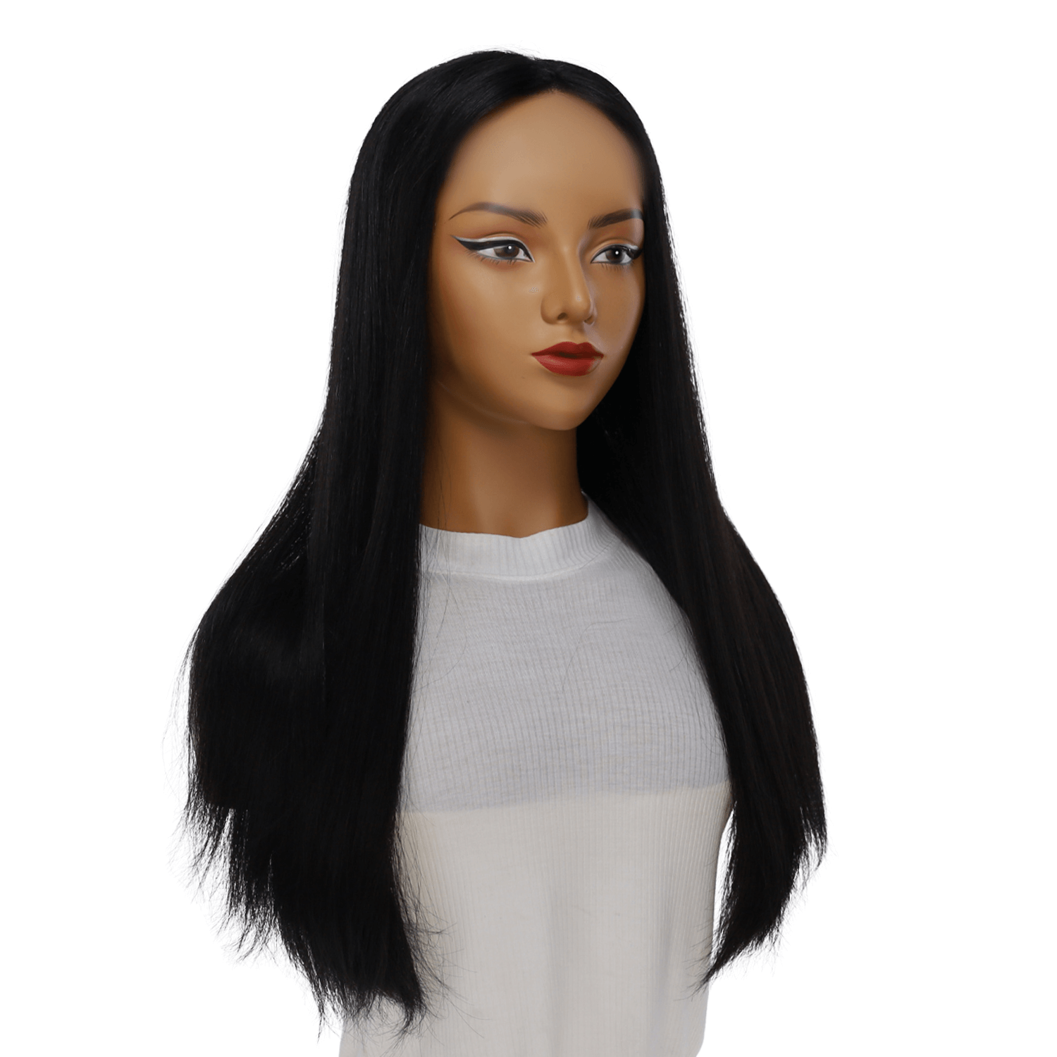 24" Divine Lace Top Topper Jet Black