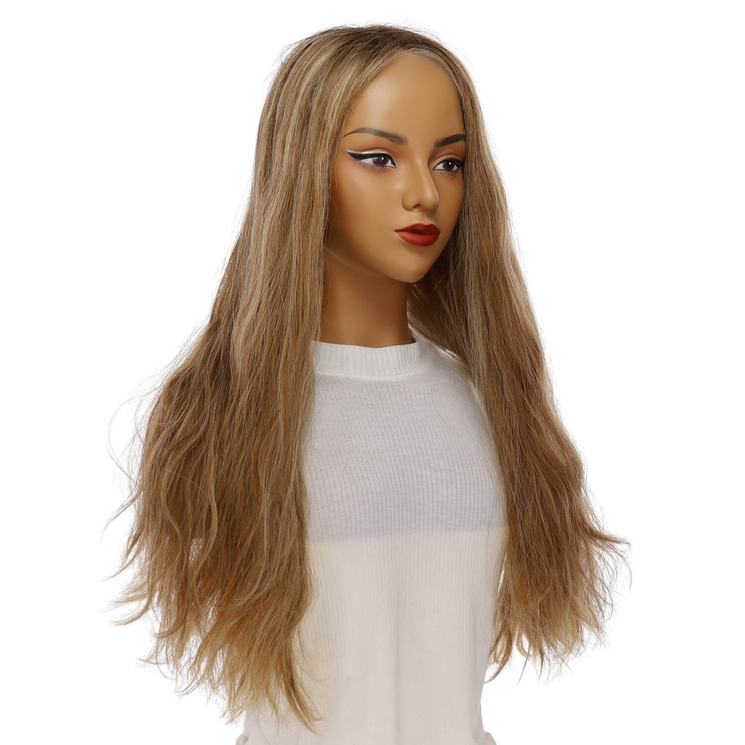 24" Divine Lace Top Topper Medium Blonde w/ Highlights Wavy