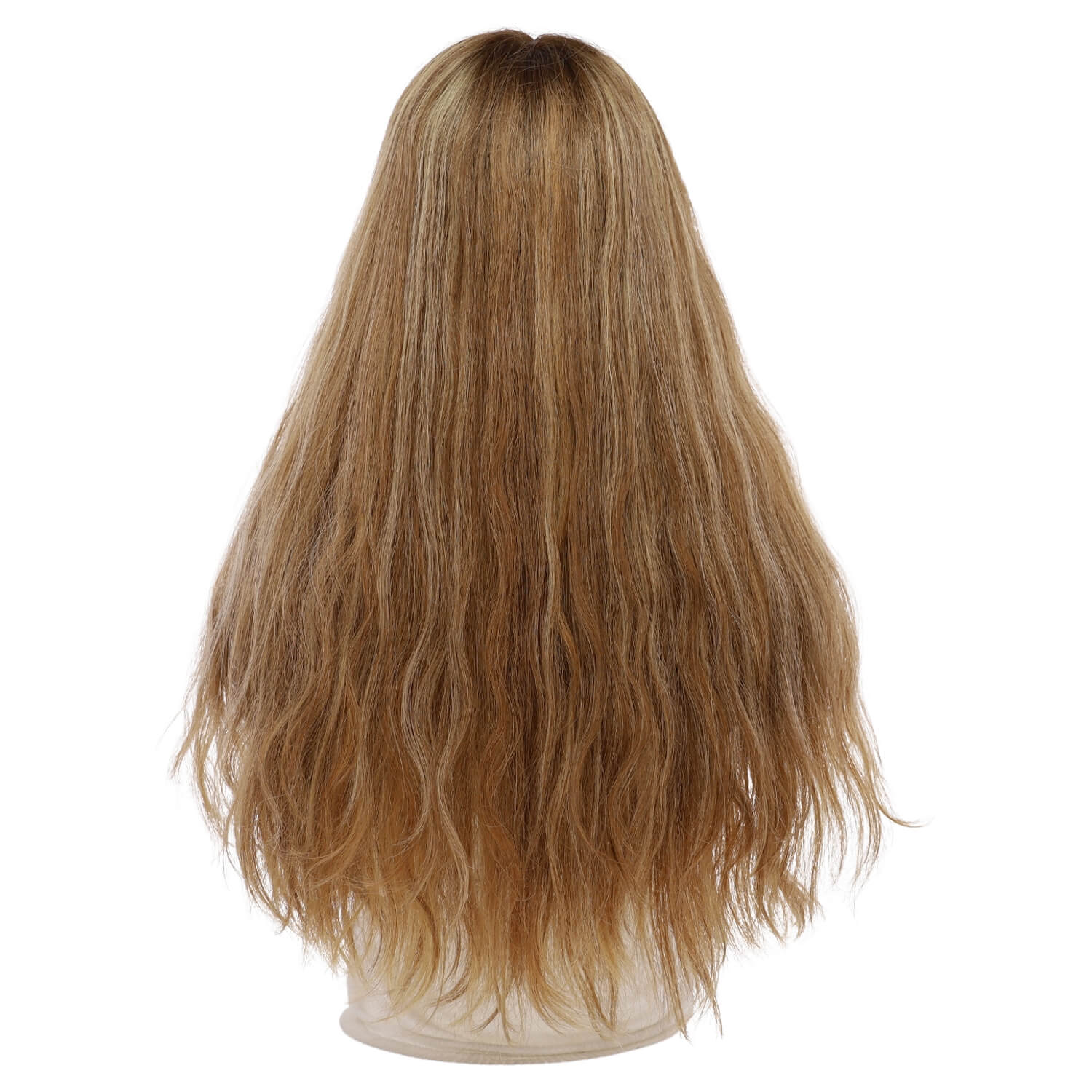 24" Divine Lace Top Topper Medium Blonde w/ Highlights Wavy