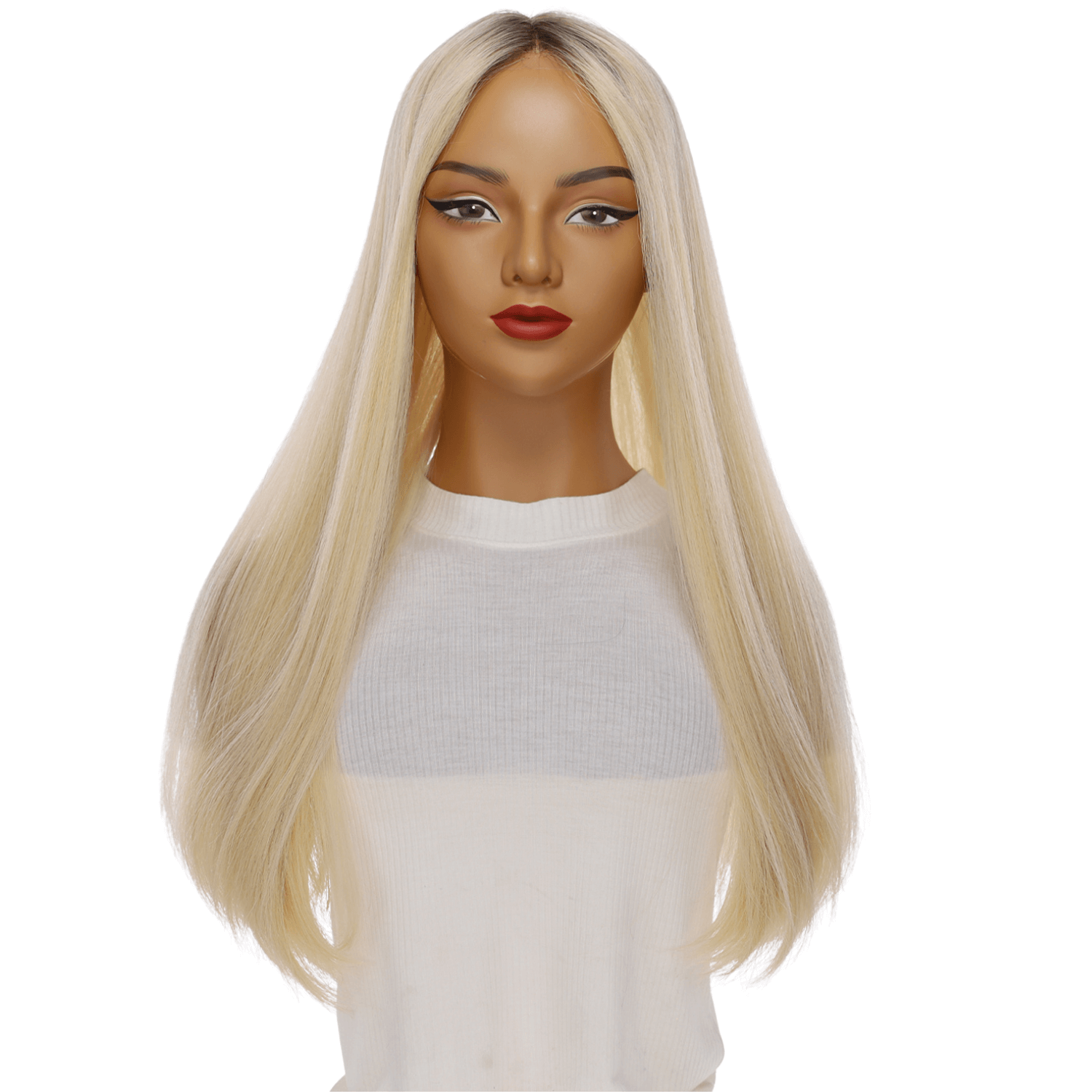 24" Divine Lace Top Topper Platinum Blonde 2.0