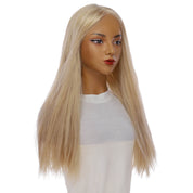 24" Divine Lace Top Wig Beige Blonde w/ No Rooting Wavy