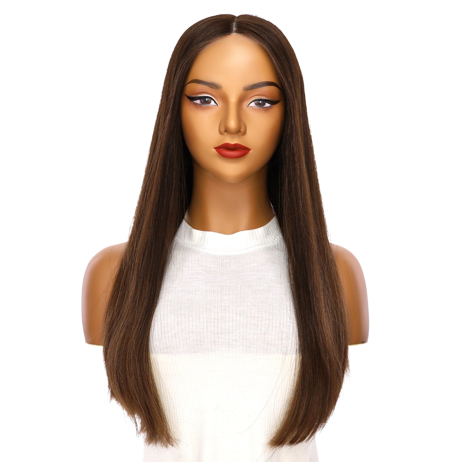 24" Divine Lace Top Wig Chocolate Melt