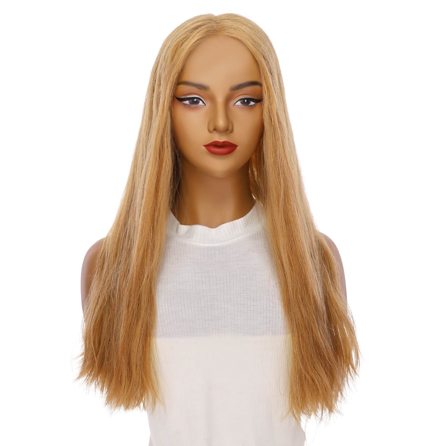 24" Divine Lace Top Wig Golden Strawberry Wavy