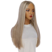24" Divine Lace Top Wig Icy Blonde w/ Lowlights