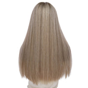 24" Divine Lace Top Wig Icy Blonde w/ Lowlights