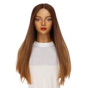 24" Divine Lace Top Wig Cinnamon Melt