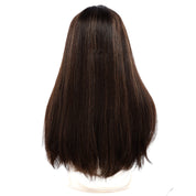 24" Divine Lace Top Wig Soft Black w/ Highlights