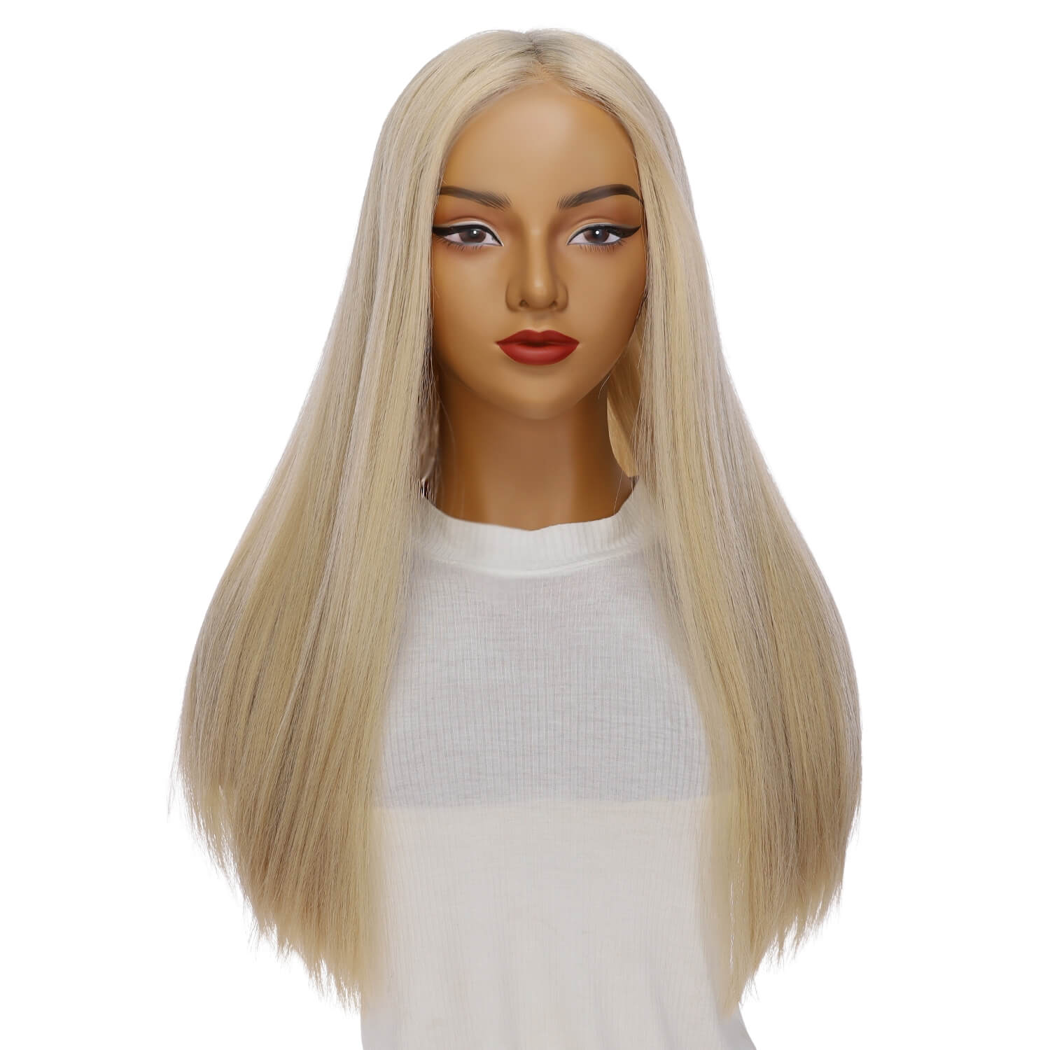 24" Divine Lace Top Wig Beige Blonde w/ No Rooting